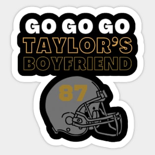 Go Taylors Boyfriend Football Funny Go Taylor's Women Men T-Shirt Essential T-Shirt Sticker